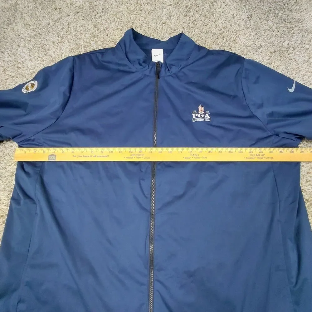 Nike Storm Fit Southern Hills Jacket Men's 3XL Navy Blue Full Zip PGA Golf